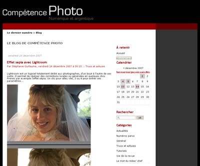 Compétence Photo
