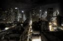 New York City at night, USA