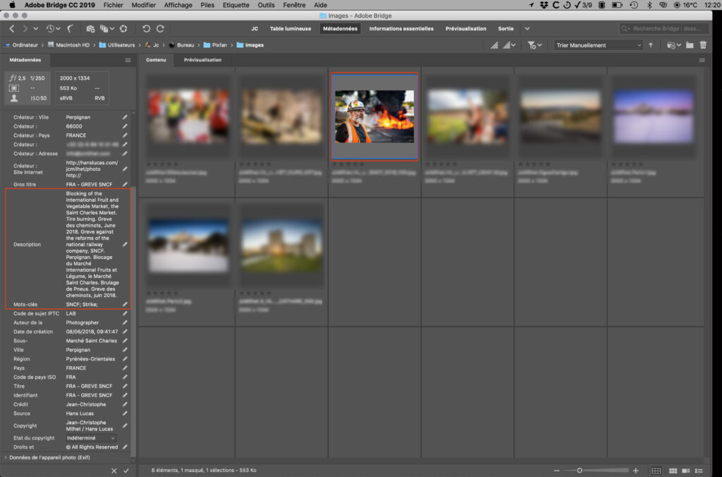 workflow en photographie