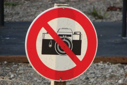 interdit de photographier