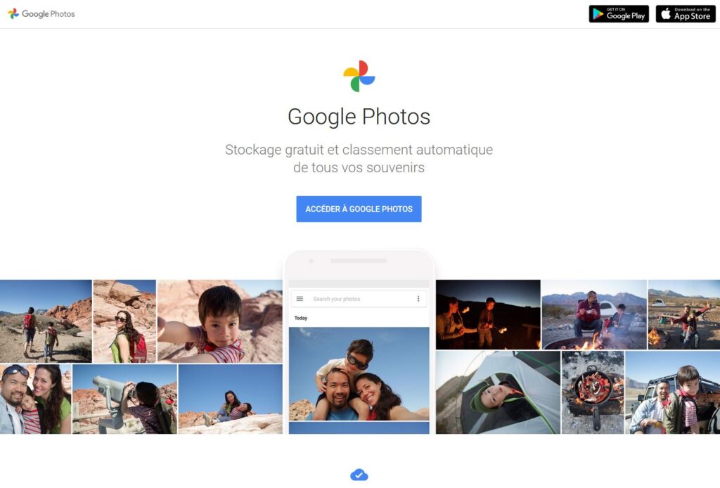 récupérer ses photos sur Google Photos