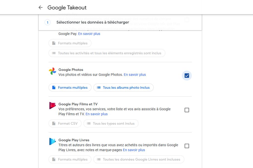 Google Takeout