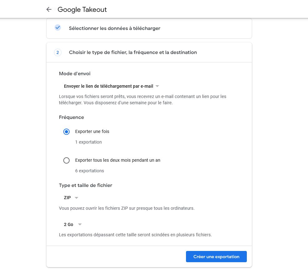 Google Takeout