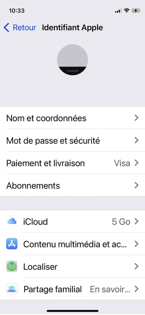 supprimer ses photos dans iCloud