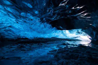grotte de glace en Islande