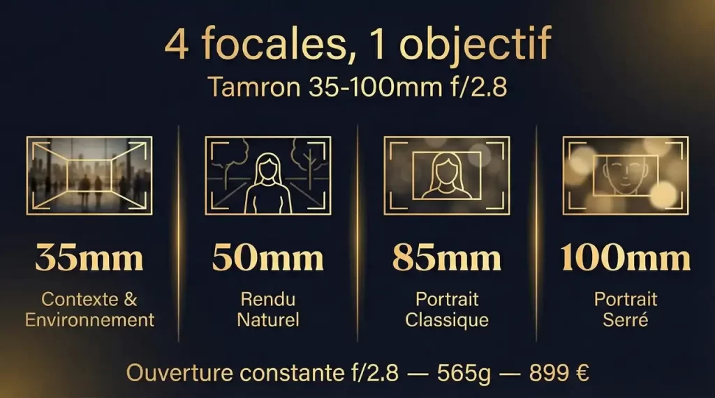 Tamron 35-100mm f/2.8 : le zoom portrait compact qui change la donne Tamron 35-100mm f/2.8