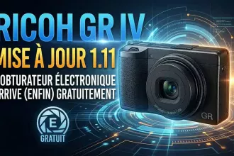 Mise à jour 1.11 du Ricoh GR IV