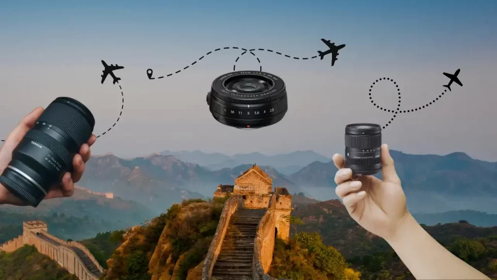 Quel objectif Fujifilm emporter en voyage léger