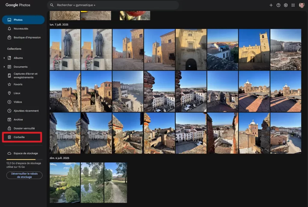 Photos perdues sur Google Photos