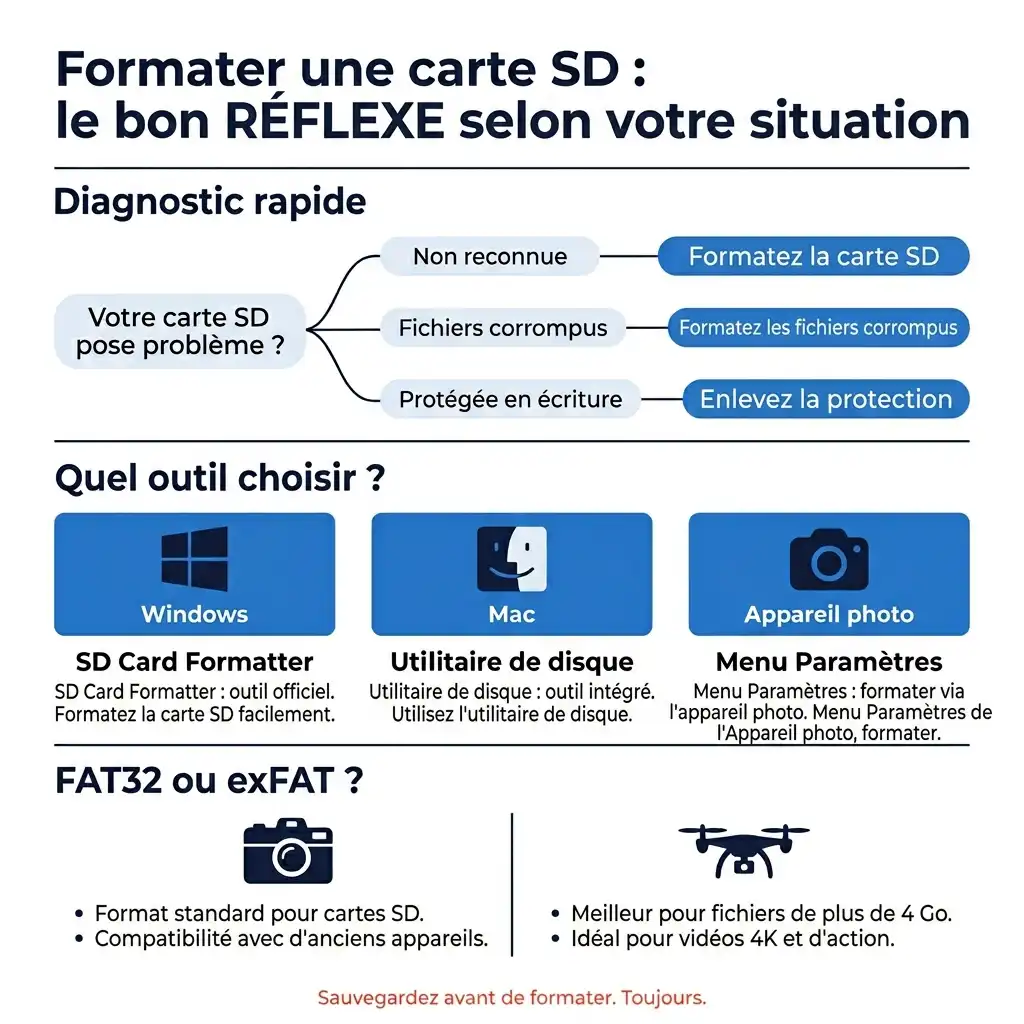 formater une carte SD