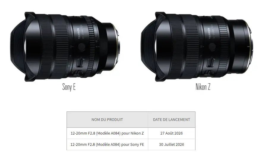 Promo Tamron juillet 2026 : faut-il craquer maintenant ou attendre le 12-20mm ? Promo Tamron juillet 2026